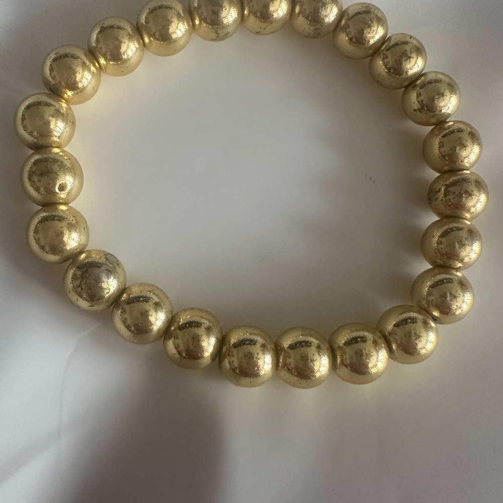 Elegant Gold-Filled Beaded Bracelet